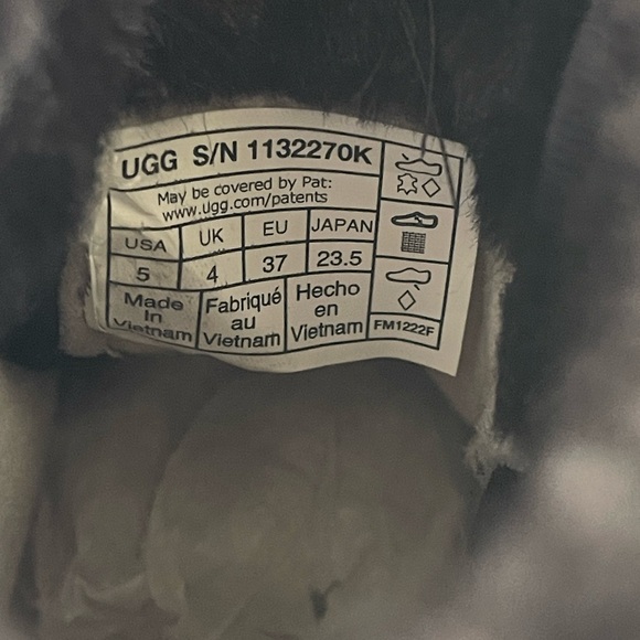 🖤 NIB UGG Arren Weather Unisex Youth size 5 Rainboots Waterproof - Picture 11 of 13